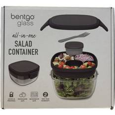 Glass Food Containers Bentgo Glass Leak-Proof Salad Food Container