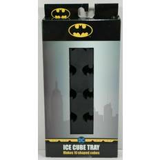 Negro Cubiteras Silver Buffalo DC Comics Batman Logo Silicone Ice Cube Tray 10 Molded Cubes Cubitera