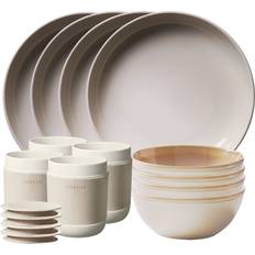 Oven Safe Dinner Sets Corelle 16-piece Oatmeal Dinner Set 16