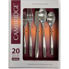Silversmiths Averie Satin 20 Piece Flatware Service for 4