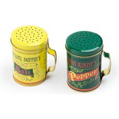 Fox Run Salt and Pepper Shakers with Handle Set 2.75 x 3.5 x 4 inches Multicolored Spice Mill