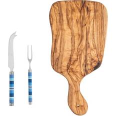 Blue Cheese Knives French Home Jubilee Fork, Olivewood Cheese Knife