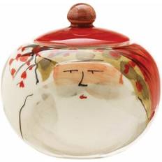 Vietri Old St. Nick with Lid Sugar bowl
