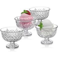 Dessert Bowls on sale Godinger Silver Co Dublin Crystal Ice Cream Dessert Bowl