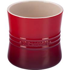 Stoneware Utensil Holders Le Creuset 2.75 Qt. Large Kitchen Crock Cerise Utensil Holder