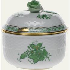 Herend Bouquet Green AV Mini Sugar Bowl