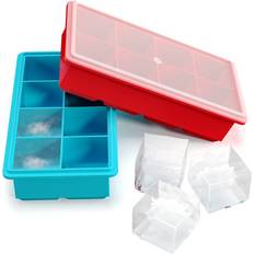 BPA-Free Ice Cube Trays Vremi Stackable Large Ice Cube Tray