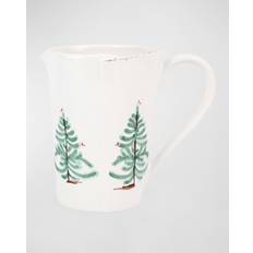 Vietri Italy Lastra Holiday Pitcher