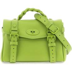 Mulberry Skuldervesker Mulberry Acid Green Alexa Mini Leather Satchel bag