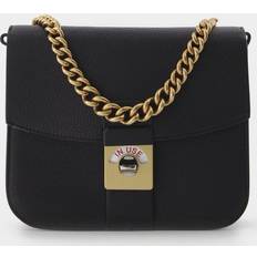 Lid Crossbody Bags Maison Margiela New Lock Square in Black Leather black