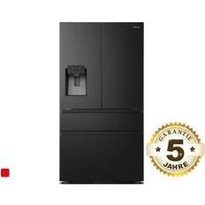 Fridge Freezers Hisense French door kühl-gefrier-kombination rf728n4sbfe Schwarz