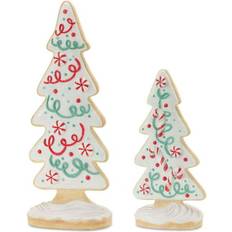 Hanging Christmas Trees Melrose Set of 2 Gingerbread Christmas Tree