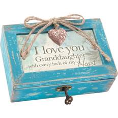 Interior Details Garden Love You Granddaughter My Heart Petite Locket Distressed Box Tune Sunshine