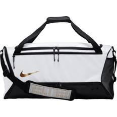 Black - Men Bags Nike Hoops Elite Duffel Bag 57L Men's, White/Black/Mtlc Gold