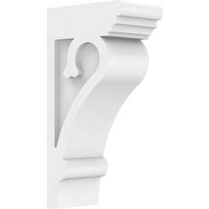 Ceiling Mouldings Ekena Millwork Standard Mayflower Unfinsihed Architectural Grade PVC Corbel, White