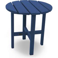 Blue Garden Table Polywood 18-inch Outdoor Side Table