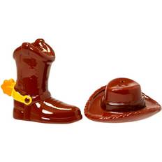 Disney Giocattoli Alimentari Underground Toys Disney & Pixar Toy Story 4 Woody Themed Salt & Pepper Shakers Ceramic Set