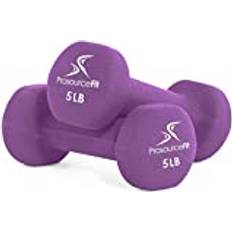 Pesi on Black Friday sale ProsourceFit Neoprene Dumbbell Coated for Non-Slip Grip, 5 lb