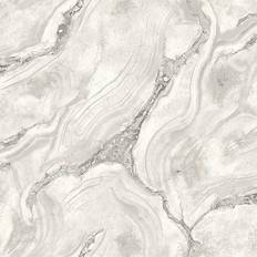 Wallpapers Rasch Palmetto Agate Wallpaper Grey