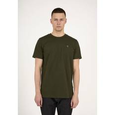 Knowledge Cotton Apparel Hauts Knowledge Cotton Apparel Loke Badge T-Shirt - Vert