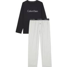 Acrylique Vêtements de nuit Calvin Klein Jeans Cotton-Blend Sleep Set Black