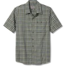 Royal Robbins Mens Redwood Plaid S/S GREEN FIDDLEHEAD M