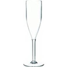 Champagne Glasses SECO Flute PC Clear Pk6 Champagne Glass