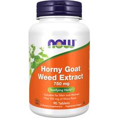 NOW Horny Goat Weed Extract 750mg 90 Stk.