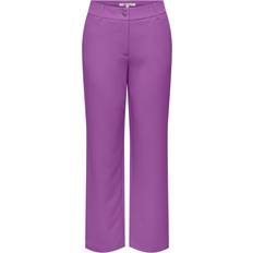 Only Lana-Berry Mid Straight Pant - Lila