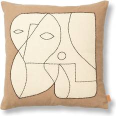 ferm LIVING Cushion Komplet pyntepude Brun, Hvid, Grå (50x50cm)