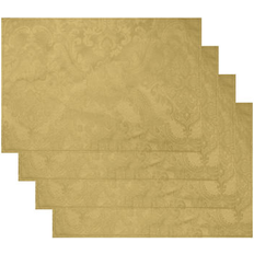 Sottopentole Elrene Home Fashions Caiden Elegance Damask Placemat Set of 4 Sottopentola Oro