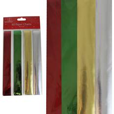 Tallon 80 Foil Christmas Paper Chains Multii