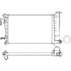 Computerkühlung NRF Kühler, Motorkühlung 54716