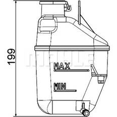 Refrigeración de Computadoras Mahle ORIGINAL CRT 88 001S Depósito de Agua