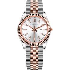 Carrie Taylor 32mm Rosegolden Two Tone Classic Date Sapphire CTW505