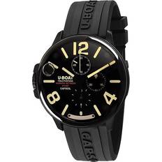 U-Boat 8896 Capsoil 45 Chrono Titanium Rubber Wristwatch