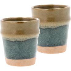 Villa Collection Evig Blue-Brown Espressokopp 10cl 2st