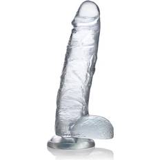 Curve Novelties C-Thru Jock Dong with Balls 8"