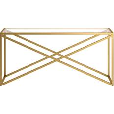 Hudson & Canal Calix Mcgarry Brass 76 cm Console Table
