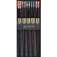 Wood Chopsticks Tokyo Design Studio Nippon Floral Set of 5 Chopsticks 5pcs