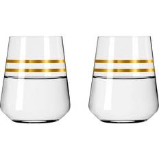 Guld Dricksglas Ritzenhoff Celebration Deluxe Vattenglas Stripes Dricksglas