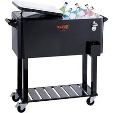 Ice cooler VEVOR Rolling Ice Chest Cooler Cart 80 Quart