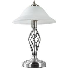 Memphis Twist Silver Table Lamp