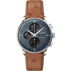 Junghans Meister Chronoscope 40.7mm German Date Grey Brown