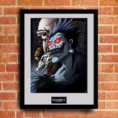 Natural Artes enmarcados B&Q Death Note Shinigami Framed Art Print Arte enmarcado