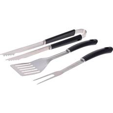 Pinze da cucina Excellent Houseware Set 3 Utensili Barbecue Pvc/Acciaio Inox Colore Nero EDM E3-73848 Pinza da cucina