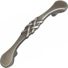GlideRite 3 Inch Cc Braided Satin Pewter Cabinet Pulls 10 Pack
