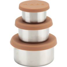 Steel Trio opbevaringsbøtter TERRACOTTA