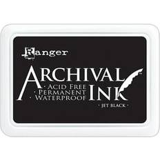 Pen Accessories Ranger Archival Ink Jet Black 2 1/2 In. X 3 3/4 In. Pad [Pack Of 3] 67141-PK3