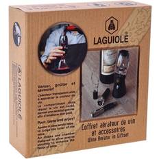 Kitchenware Laguiole Wine Aerator Gift Set of 4 Funnel